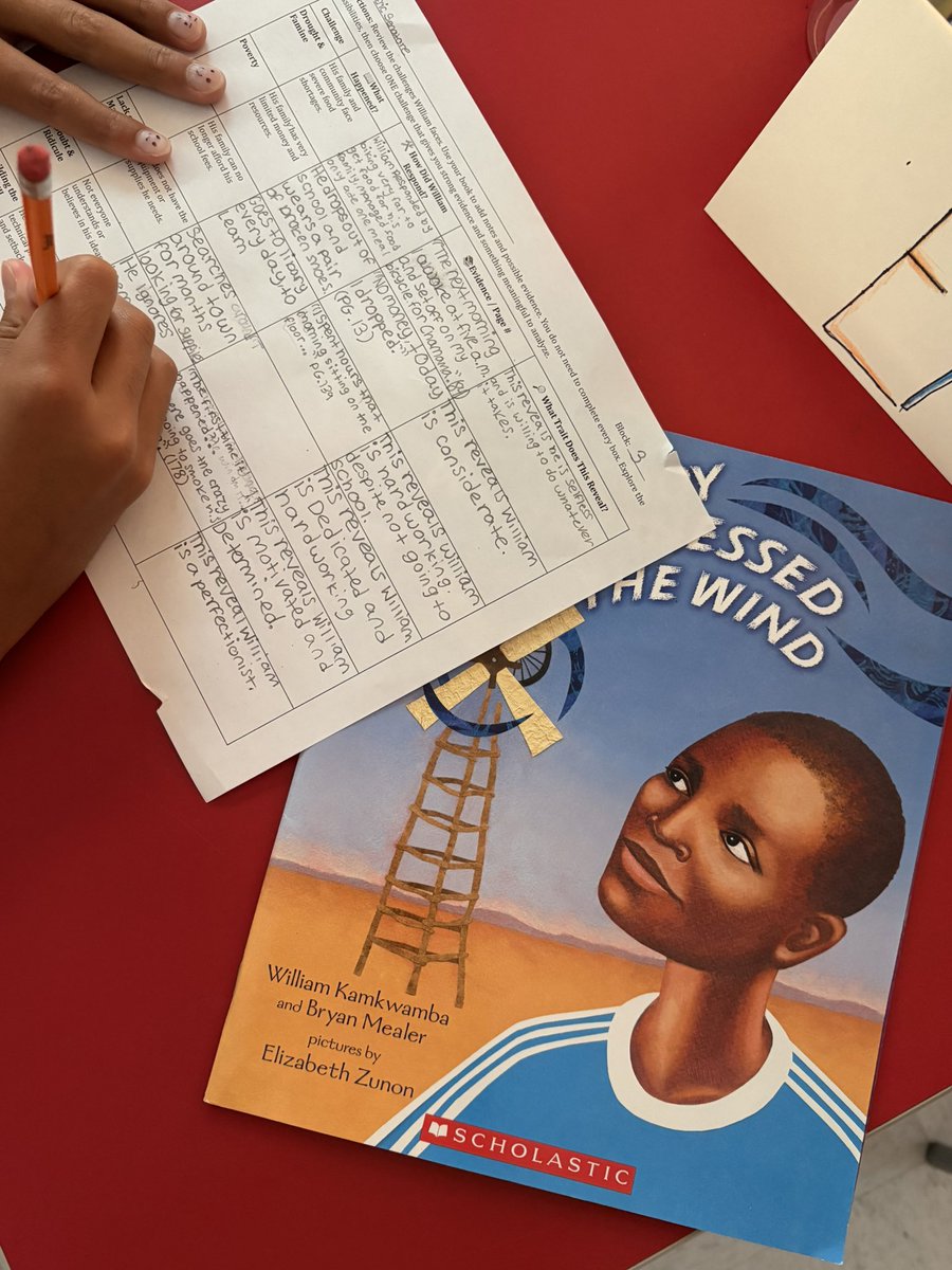 melissa_osmun's tweet photo. Students in 8th grade plan for writing their response to The Boy Who Harnessed the Wind.
@MTPSpride @ThompsonMSpride https://t.co/kUUnaNaP3R