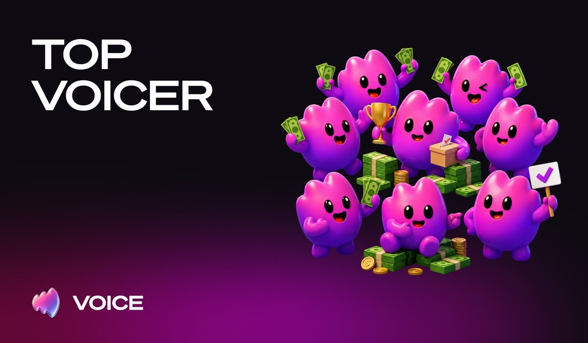voicecc's tweet photo. if you have ever posted about VOICE, you are already doing the work for free

this is a TOP VOICER reminder:
> highest $VOICE allocation tier
> $4,000/mo in USDT
> a higher role every week you climb

you post, you rank, you get rewards

join in discord 👇
https://t.co/B8U3W08o7u https://t.co/wkNzxh2kkc