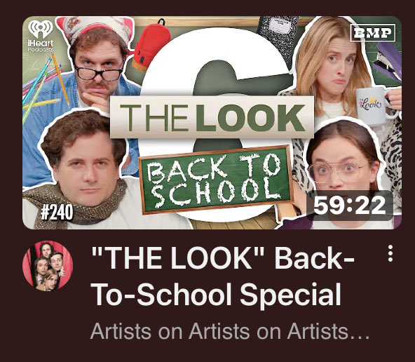 meatballnews93's tweet photo. Let’s talk to The Look on back to school!

#angelagiarratana #patrickmcdonald #jeremyculhane #kyliebrakeman #aoaoaoapod #youtube #improv #thelook 

https://t.co/ubsr045xF1 https://t.co/beeOP779E6