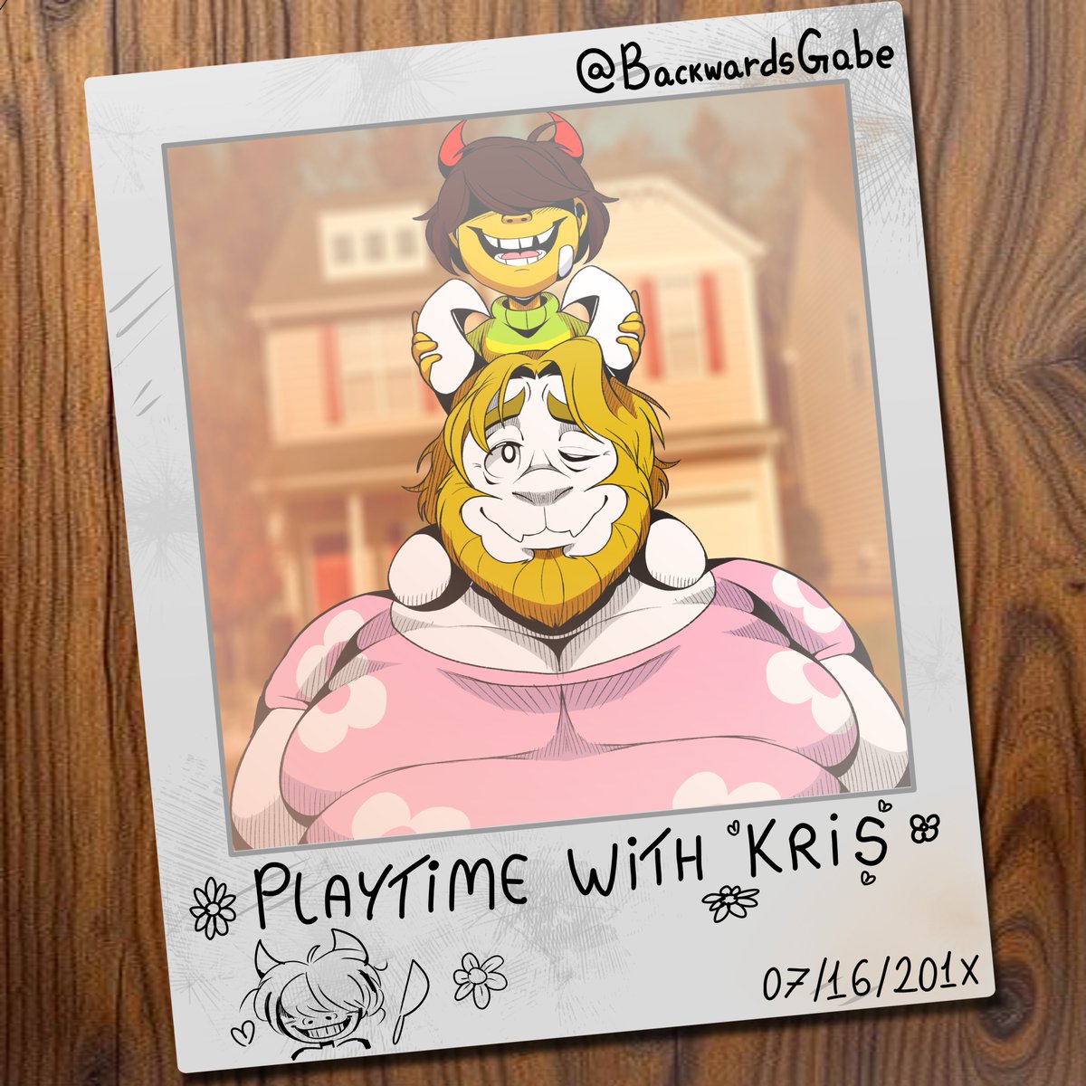 BackwardsGabe's tweet photo. I just wanna see him happy, man😭

#deltarune #asgore https://t.co/V73Eh0o6ll
