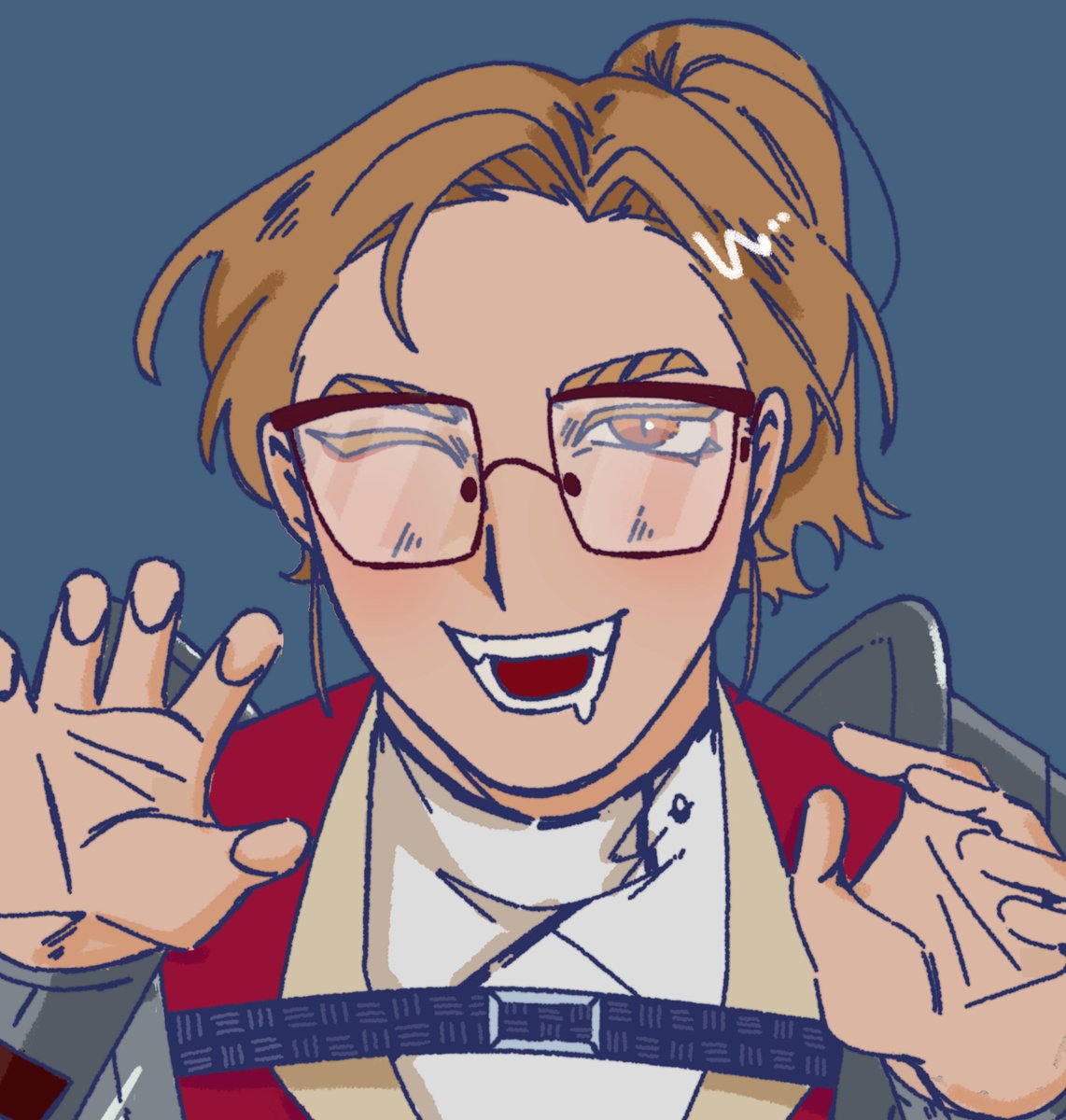 twoandfrosch's tweet photo. h. hi. baby's first post pls be niceys nahihiya ako!! oc-ish portraits (two of them are due for a redesign gwuhhh)

hannibal from the red dragon, and then marcille/laios/mithrun from dungeon meshi ^-^ i do have more ocs but their portraits are wips sweats 

#limbuscompanyoc https://t.co/NlX1xwf10e