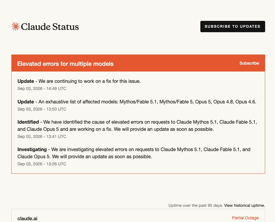 danshisaan's tweet photo. it's over fam. @claudeai and @ChatGPT are down. nothing left to do https://t.co/2inzR1sgbs