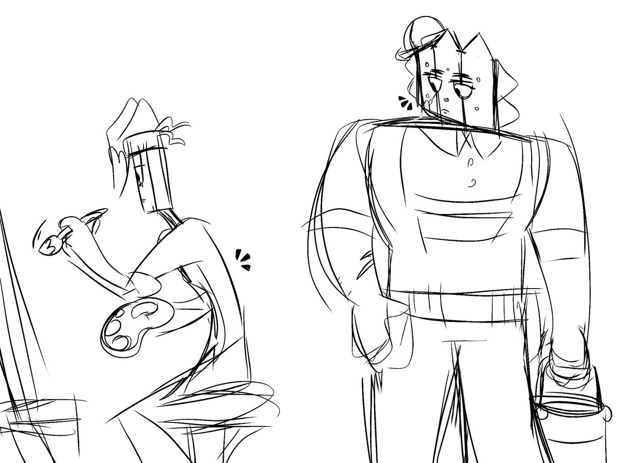 SalwaCreations's tweet photo. Most likely Brusha, and Frances will always try to make her sit or stand straight

As what is shown in this old doodle here 🤛🏽 https://t.co/f4GfDpREvm
