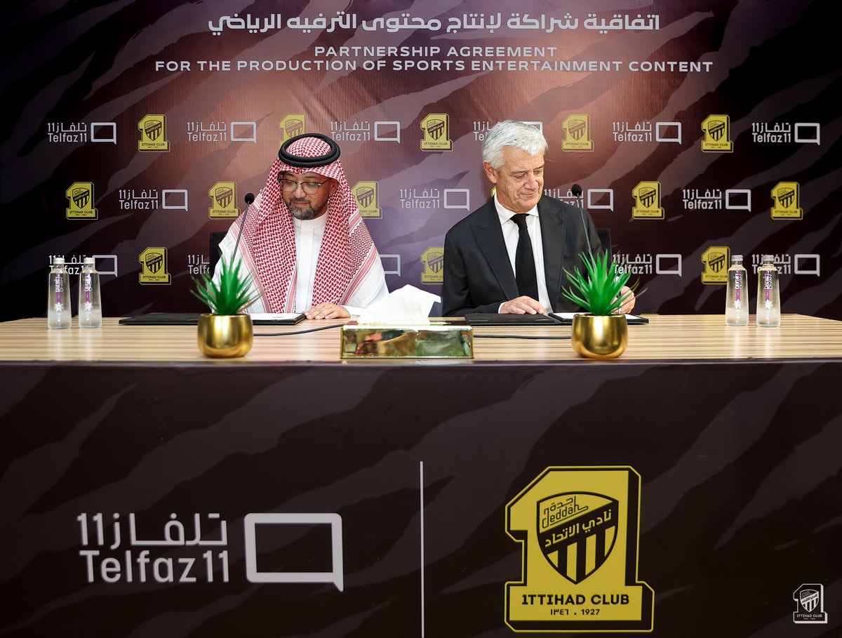 ittihad's tweet photo. 📝| الاتحاد يوقع شراكة نوعية مع تلفاز 📺✨ https://t.co/yhJwwKSZM3