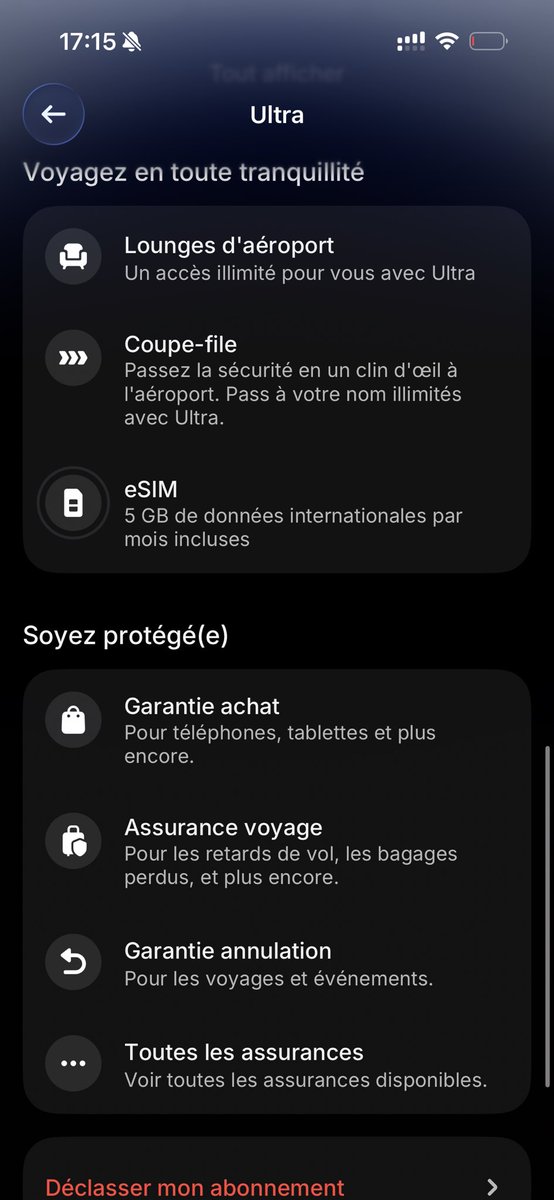 hichembkhh's tweet photo. Ultra c tellement mon meilleur investissement 60 bal par mois mais ta full abonnement gratuit, si tu voyages bcp ta accès au lounge bouffe a volonté, e sim a l’étranger , les garanties d’achat https://t.co/n3DJ56bzqc