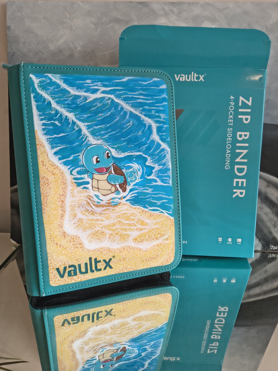 LauPokeBinders's tweet photo. My favourite card! 

Squirtle from 151 - in binder form! 

Vault X 4 pocket binder - 160 cards. For sale ££

#pokemonㅤㅤㅤ #artㅤㅤ���ㅤ #squirtle  #pokemon151 #pokemontcg https://t.co/NkPjOMenDA