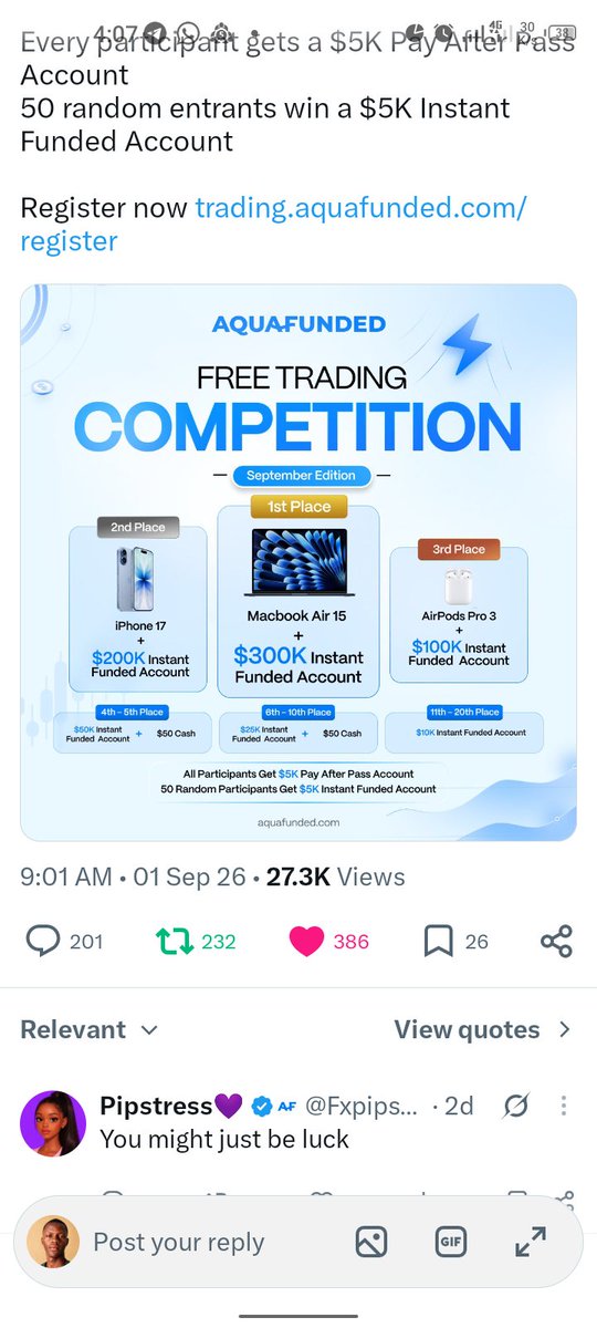 Igwee_Solomon's tweet photo. @shepherd_fx @AquaFunded @LewisAquaFunded @Shepherdfx_A Done https://t.co/aS84QUdUGy
