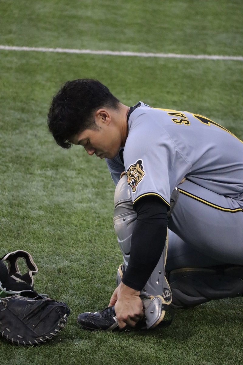 _muuukun_'s tweet photo. 試合前ブルペン

2026.9.3 明治神宮球場
#坂本誠志郎 選手
#阪神タイガース https://t.co/UdjsVhH5tm