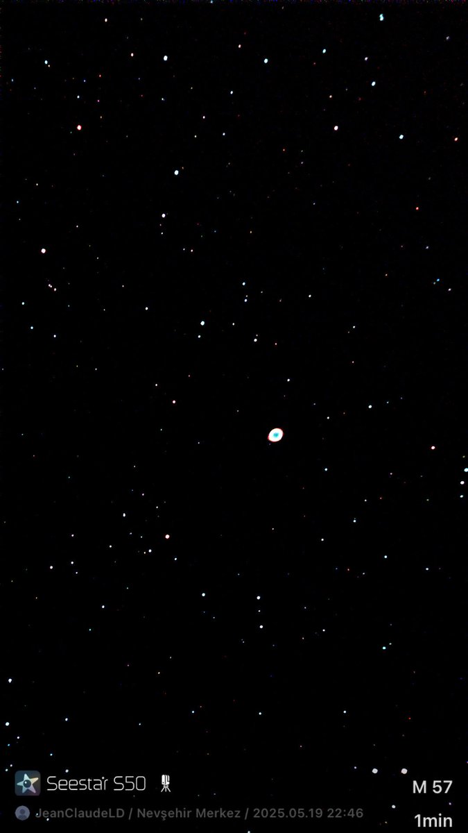 ahenk75's tweet photo. M57, Ring Nebula🔭Img1 on Aug13, 2026 w/ @zwoastro #Seestar S50🔭Img2 Sept18, 2025 w/ @Unistellar #eVscope 🔭Img3 May19, 2025 w/Seestar🔭Img4 May26, 2024 w/eVscope #Space #Astronomy Universe is moving https://t.co/EbZjz7nBYc