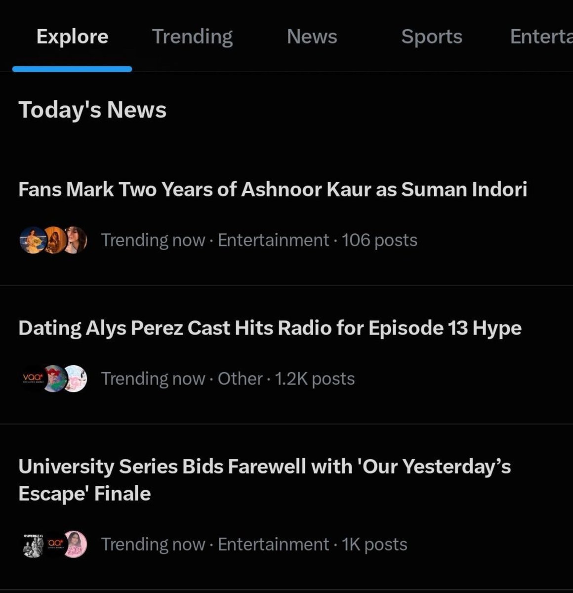 AshnoorOFC's tweet photo. Two years of Suman Indori and the love for Sumi continues to grow stronger with every passing moment. ❤️✨ What started as a beautiful character journey turned into countless memories, emotions and moments that stayed with us long after the scenes ended. Sumi’s courage, grace, strength and emotional depth made her truly unforgettable, and this special milestone is a reflection of the immense love she has received. Today, seeing her name shine and trend across India makes this celebration even more special. 🇮🇳🔥 Let’s keep the timeline filled with love, appreciation and beautiful memories for our Sumi. 🫶🏻

#Ashnoorkaur #Ashnoorians @ashnoorofficial
