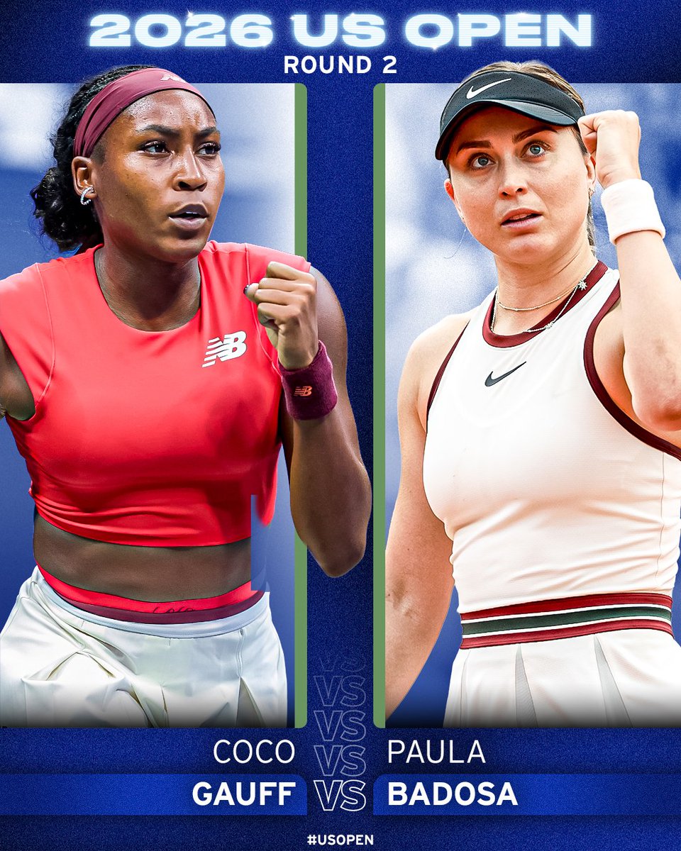 usopen's tweet photo. Two former world No.2s clash tonight on Ashe ❤️‍🔥 https://t.co/RKD76tgnMl