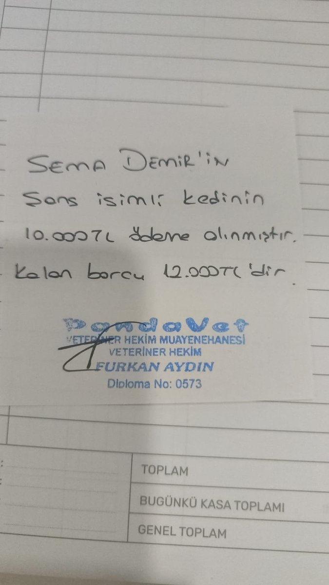 KIRIKHANpati's tweet photo. Arkadaşlar şansın tedavi ücreti hesaplandı. En kısa zamanda ödeme sözü verdim. Destek olursanız çok sevinirim 🙏🏻 https://t.co/Qefyyeogfr