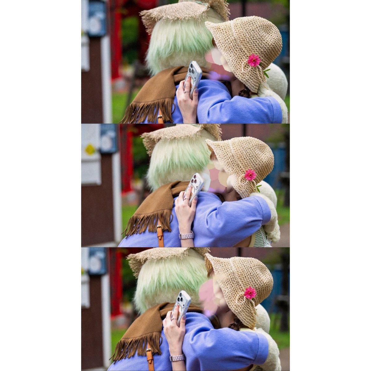 rainbowchan_035's tweet photo. 谷友さんが撮っててくれたの😭🙏🏻💜✨️

ヘムたからの𝑩𝑰𝑮 𝑩𝑰𝑮 𝑯𝑼𝑮______

泣きすぎて顔面ぐちゃぐちゃなのに、ぎゅーしてくれるヘムた紳士すぎてだいすきだいすき(思い出し涙)

 #ムーミンバレーパーク
 #ヘムレンさん 🌷💜 https://t.co/fEtSuyuPNS