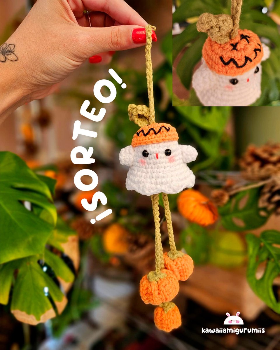 yukilyd's tweet photo. ¡¡¡SOOORTEÍTO!!!
Para celebrar que somos 7000 por aquí y que se avecina la MEJOR ÉPOCA del año 🍂, quería regalar a alguien esta fantasmita disfrazado de calabaza👻. El enganche es regulable para que podáis colgarlo donde os apetezca.
Condiciones para participar:
- Seguirme por aquí
- Dar like y RT a este tweet
- Mencionar a alguien a quien podría gustarle
- Seguirme en la cuenta de peluchitos de instagram: https://t.co/nVfRlZqSw5

¡Y ya está! Diré el ganador el próximo lunes 7 de septiembre. Muuucha suerte 🎃👻🍂🍁
