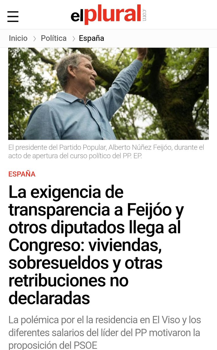 BILBOAANTIFA's tweet photo. Éste tipo lleva desde el 2023 sin hacer su declaración de bienes.
Cobra más d 13 mil euros mensuales, nadie sabe quién paga el chaletazo del Viso en el q vive, teniendo en propiedad un aticazo en Chamberí ( que casualidad)

Y va dando lecciones de moralidad y dignidad. https://t.co/cF6zwSWcBY