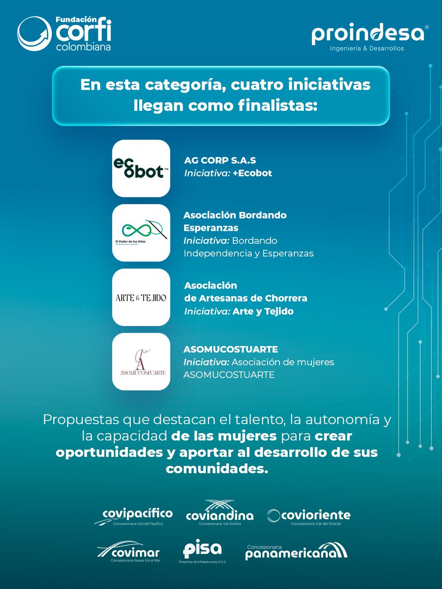 somosproindesa's tweet photo. Vanessa Garay Guzmán, VP Ejecutiva y de Sostenibilidad de Proindesa, será jurado en los #CORFISostenible2026, gracias a su experiencia, liderazgo y gestión empresarial, aportando una mirada estratégica a la evaluación de las iniciativas.  
@corficolombiana 

#MujerEmprendedora https://t.co/OGQh3BGWjo