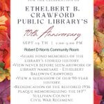 Photo by Ethelbert B.Crawford Library (@ebcplibrary)