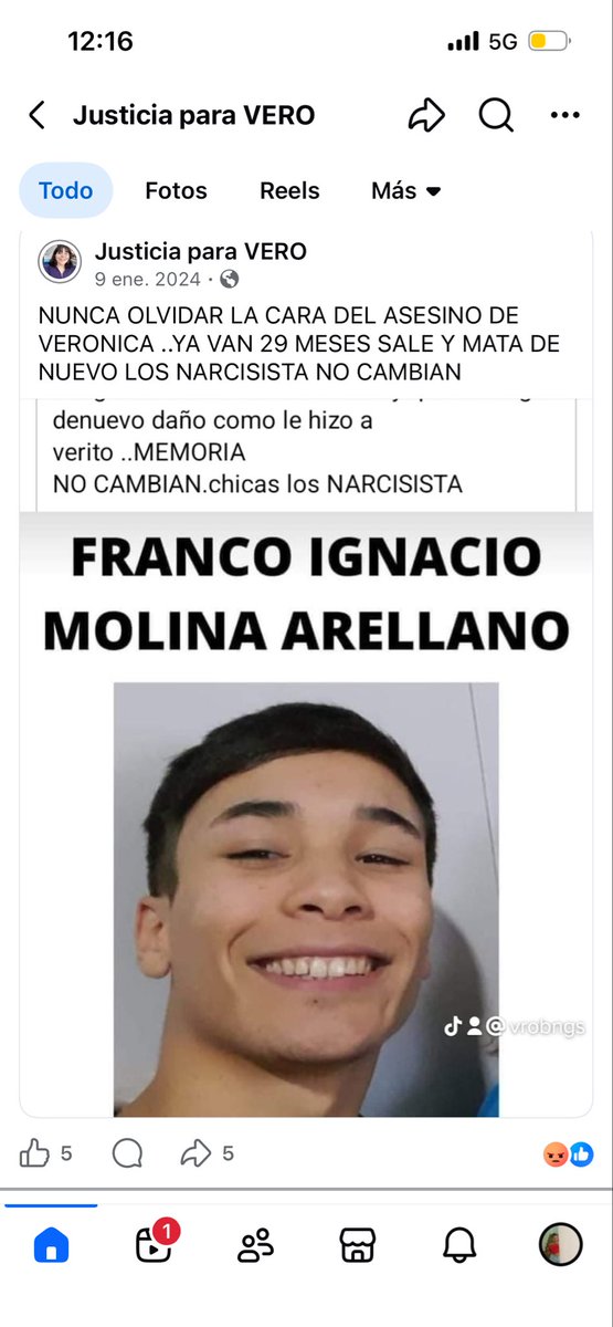 acuna_micaa's tweet photo. @pieruuch A esta familia le pasó lo mismo. El femicida de su hija haciendo vida normal https://t.co/BwDUshTvNx