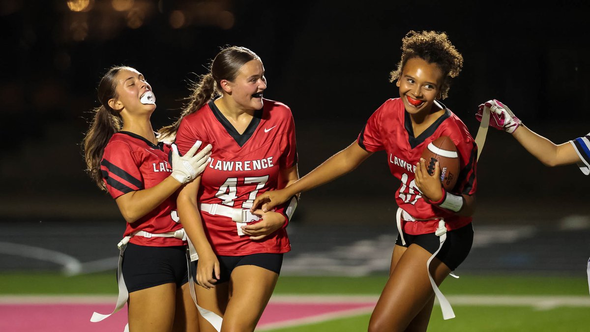 LKS_Sports's tweet photo. Macyn Ramsey threw 4 passing touchdowns, connecting with Zoey Barber, Jordyn Dooley and Marley Doleman. Ramsey also rushed for another touchdown.

Rounding out the scoring, Ramsey hauled in a pass from Dooley to score on one point after attempt, then found Barber on another PAT. https://t.co/BGXWZMbEfR