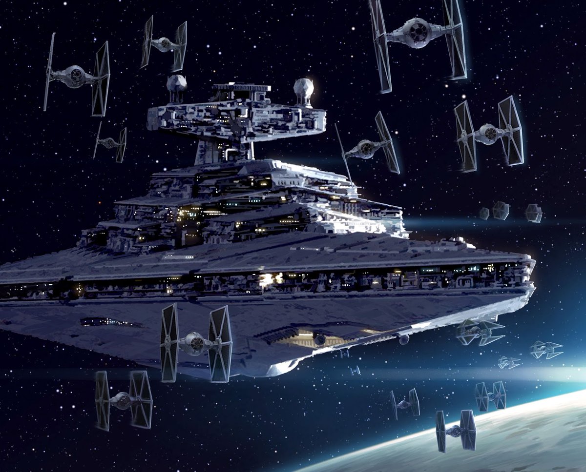 Temurovik's tweet photo. Imperial II Sınıfı Star Destroyerler

İmparatorluğun en dişli Star Destroyerler sınıflarından biri olan Imperial II sınıfı, yüksek ateş gücü, yeterli starfighter kapasitesi ve yetkin bir kara gücü ile öne çıkmakta. Gelin bu sınıfın detaylarına inelim++ https://t.co/lEDdD8JuGw