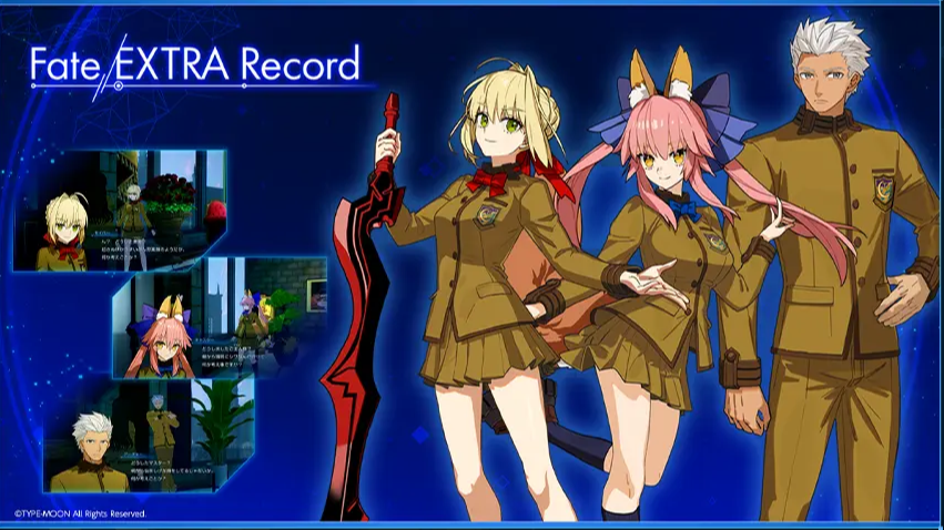 exceddius's tweet photo. #FateEX_Record Fate/EXTRA Record - Skins! https://t.co/zcW04DmU2R