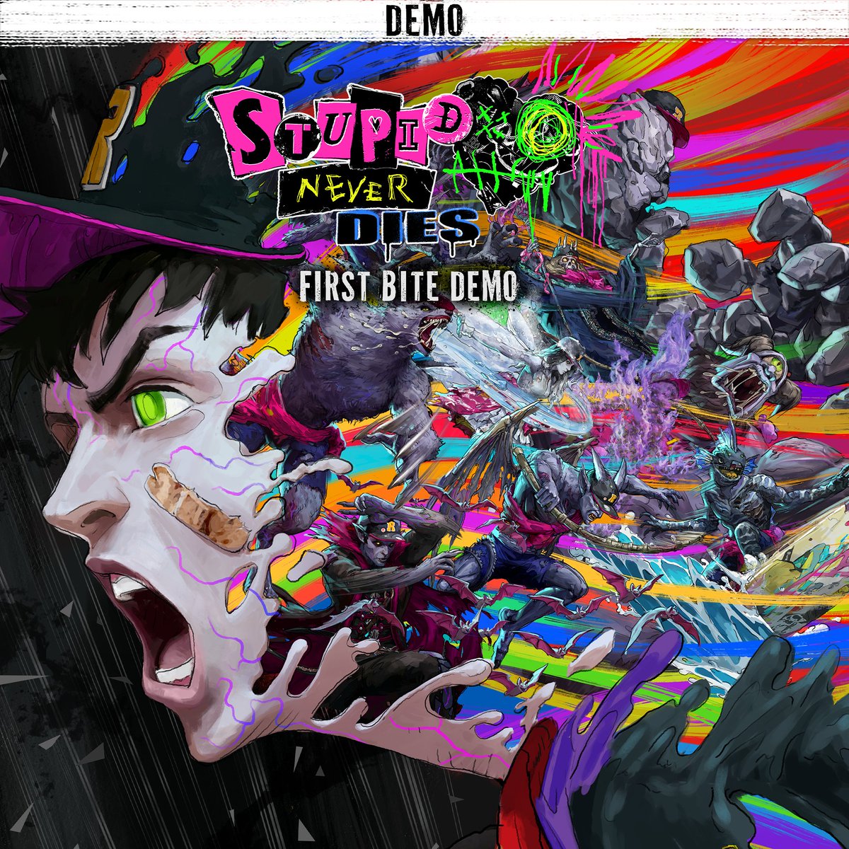 stupidnvrd's tweet photo. 🎮 The wait is over—the First Bite Demo is available now!

Get a head start before the October 21 launch and experience the funky zombie action and ridiculously fast growth of Stupid Never Dies!

Bite, Rip, Rise!!

🎮 Play the First Bite Demo here!

PlayStation Store：
https://t.co/G0Jv66DATH

Steam：
https://t.co/dnOWsrj9KN

#StateofPlay