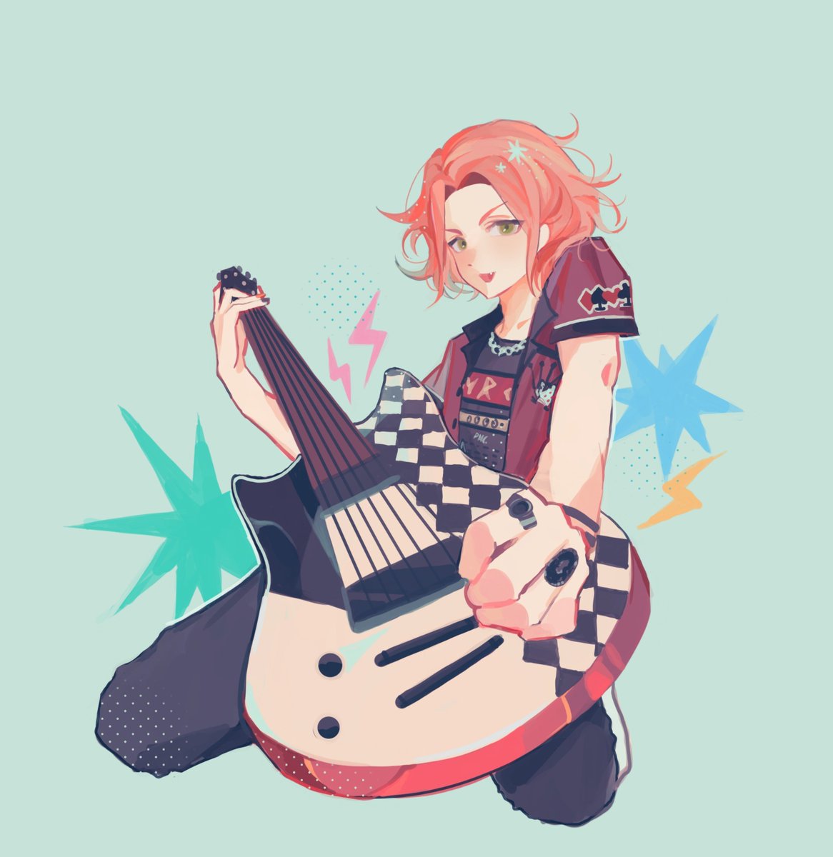 moss838's tweet photo. 🎸  #twst https://t.co/cntcLfwTjF