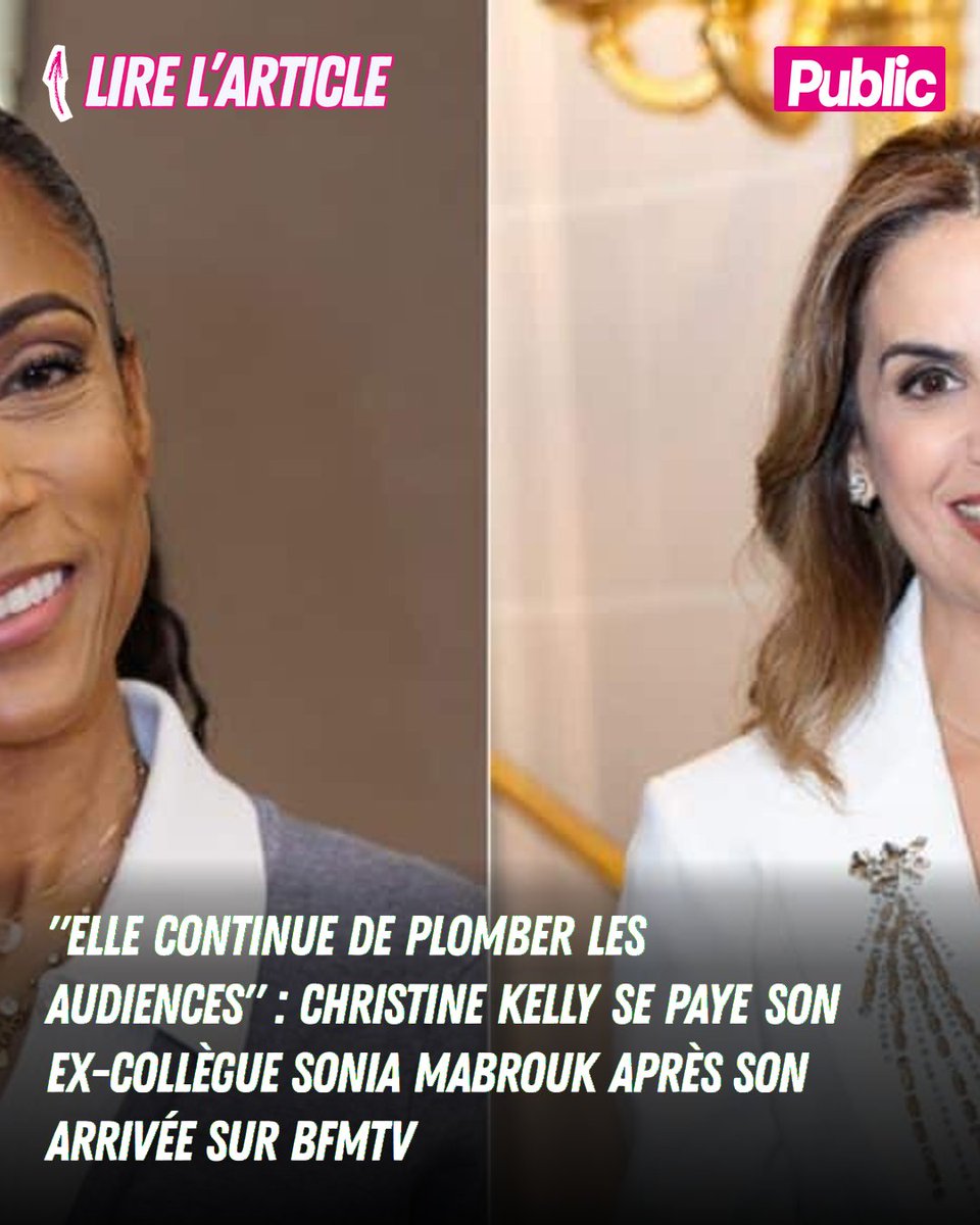InsidePublic's tweet photo. https://t.co/wOMrF2CMRk
Ce jeudi 3 septembre 2026, Christine Kelly a relayé un article consacré aux audiences de Sonia Mabrouk sur BFMTV. L'occasion pour l'animatrice de mettre en avant les performances de CNews.
#people #actupeople #newspeople #public #celebrite #star #stars #gossip #actucelebrite #magazinepublic #public
