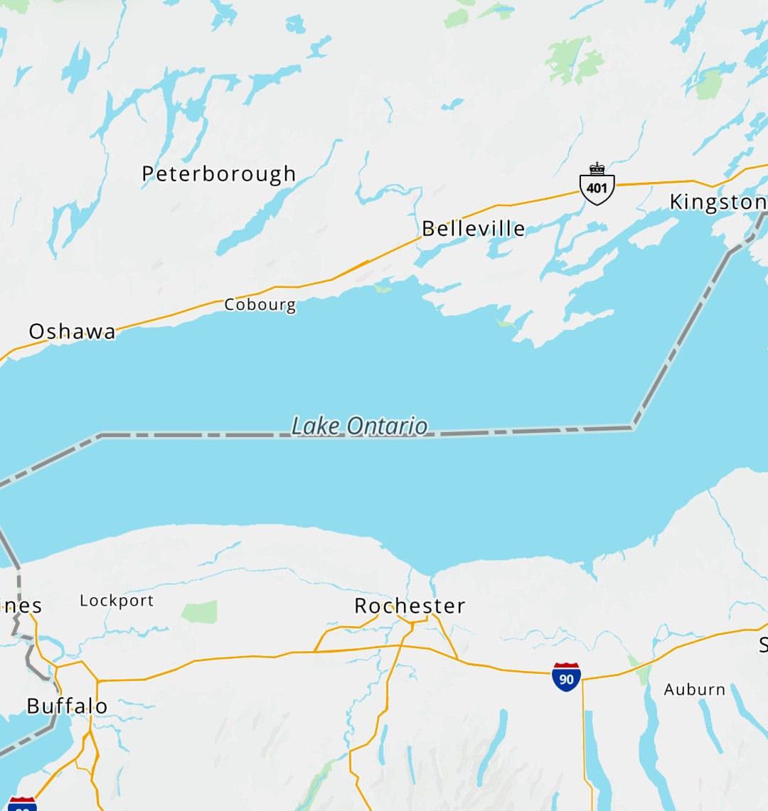 HD0c1g's tweet photo. MapQuest is back and stronger than ever! It's LAKE ONTARIO! https://t.co/WmtJpGdfVi