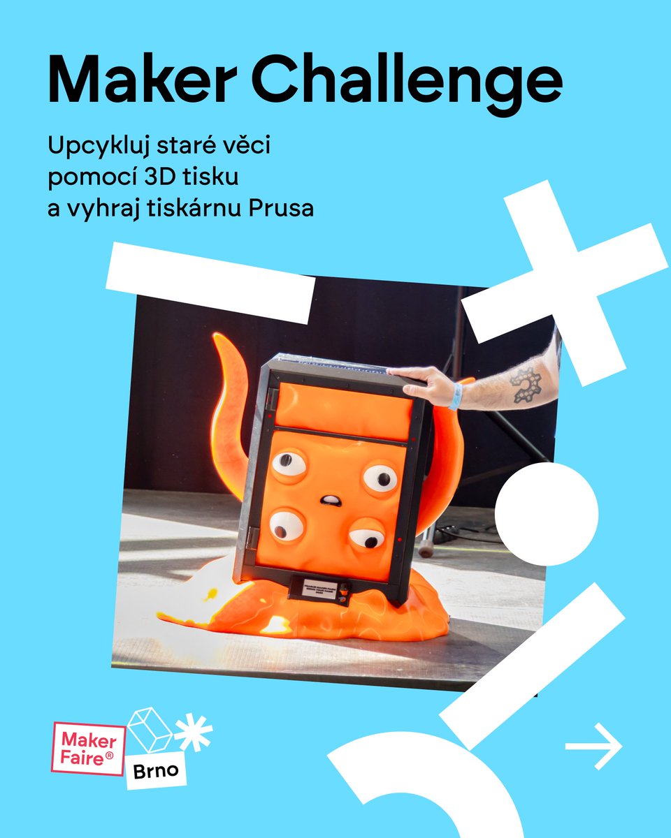 MakerFaireCZ's tweet photo. Zapoj se do našich výzev na MF
🚀OPEN CALL
🤖MAKER CHALLENGE
Více informací a přihlášky na: https://t.co/VknfvnpDno.
#makerfaire #makerfairebrno #makerfaire cz #makeropencall https://t.co/WwbhSFBN8Y