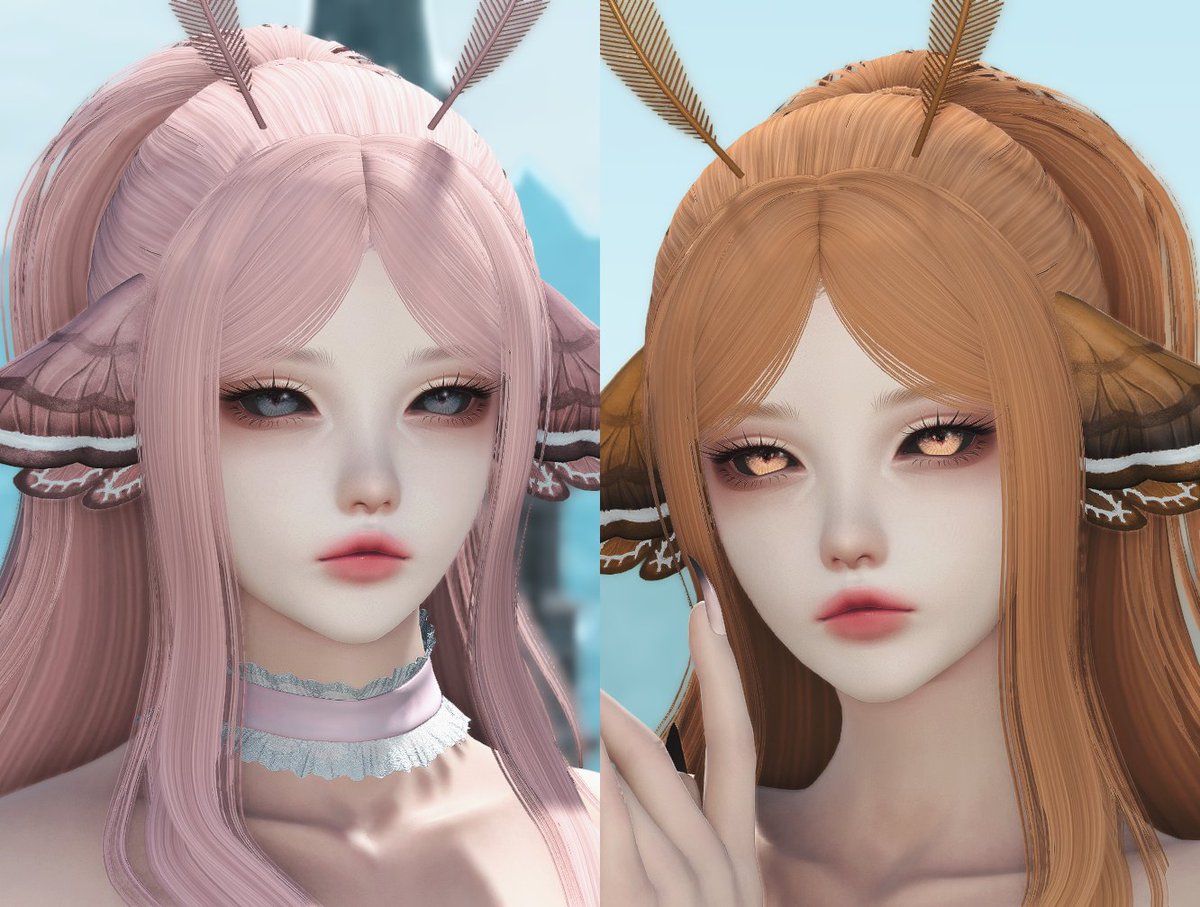 runavanilla's tweet photo. another version of the moth antenna (with alpha) and black sclera option 🖤 https://t.co/ZEIcs0tNFG