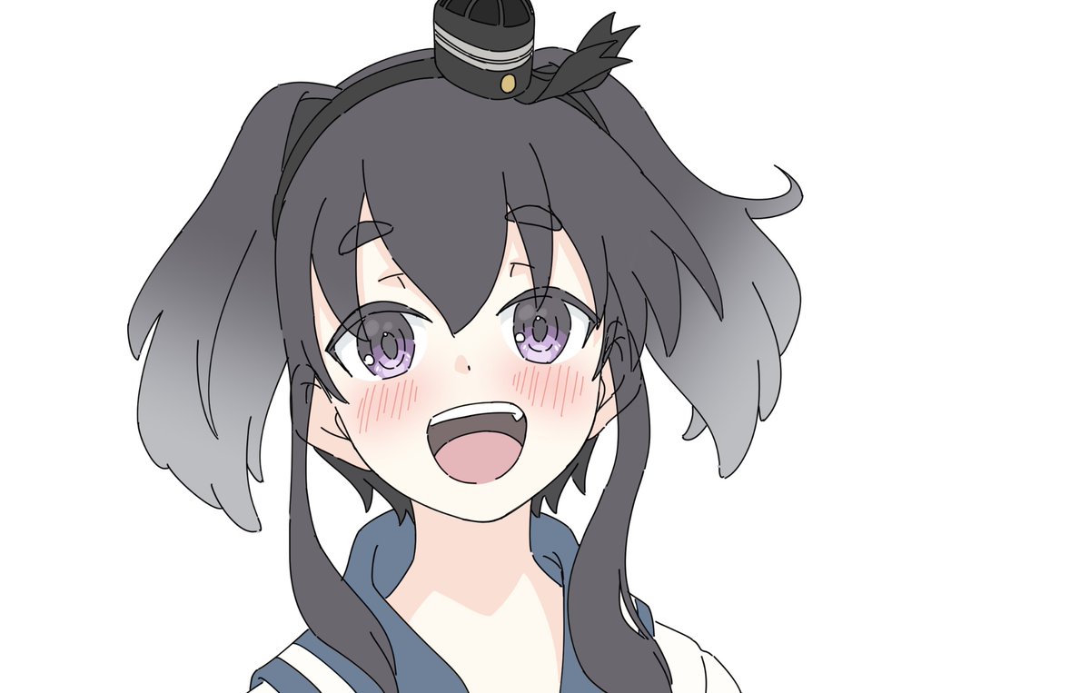 sui_bu401's tweet photo. 昨日のキャラ修してた。私時津風可愛く描けないかもしれない…。 https://t.co/BzcNGekfLO