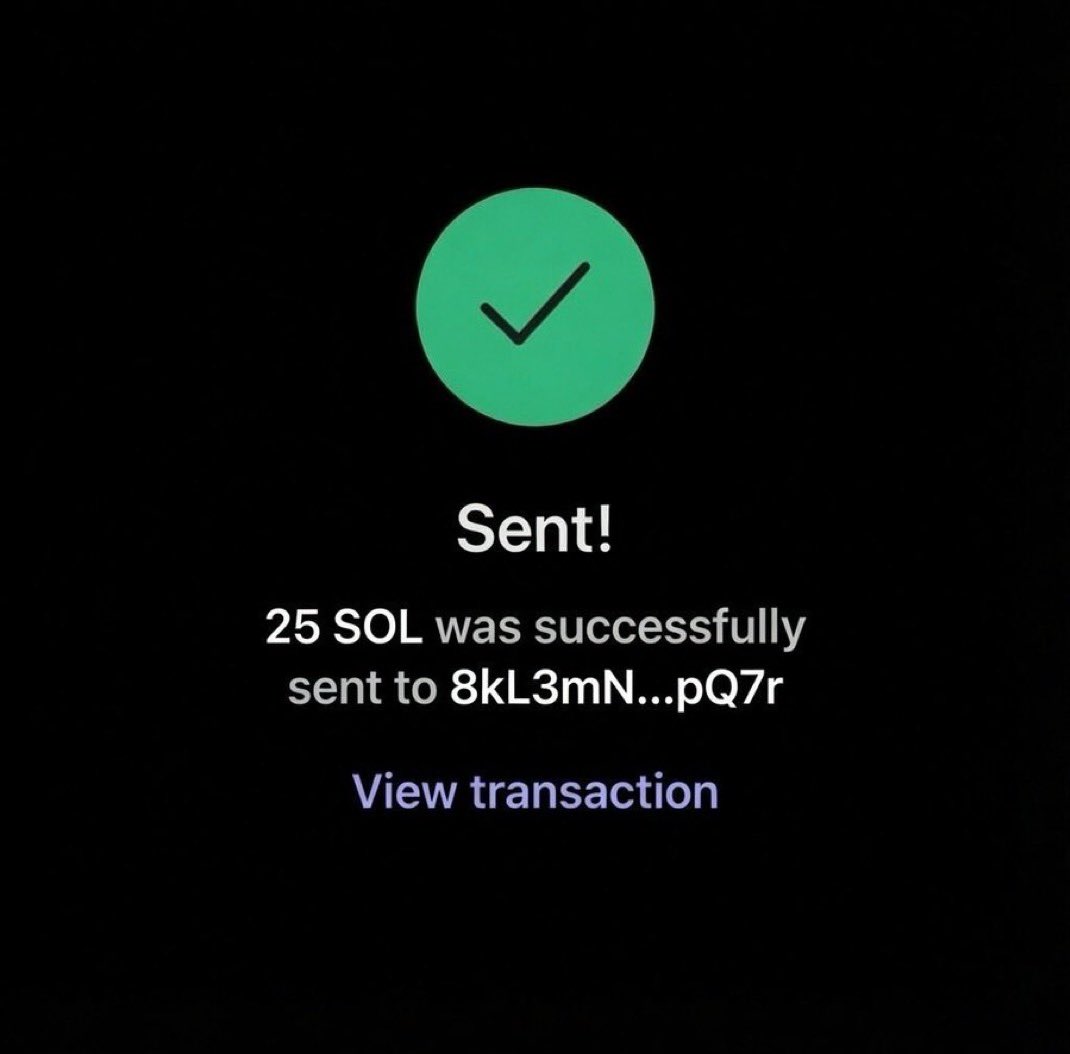 AlphaAgentcall's tweet photo. $150 Solana Giveaway 

‣ Follow @AlphaAgentcall 🔔 
‣ Like &amp; RT    
‣ Drop your $SOL address 👇 

24H⏳ https://t.co/HZKzigezil