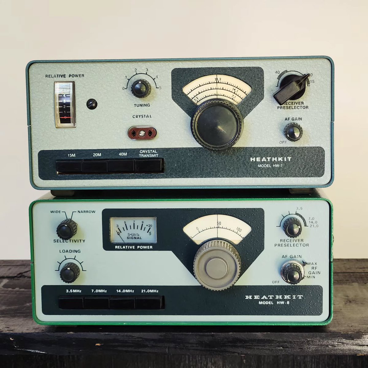 py6cj's tweet photo. The Heathkit HW-7 and HW-8

Photo of:
https://t.co/frBAvmlCD6

#hamradio #amateurradio #hamradiocommuity #py6cj #oldradio https://t.co/5KIJ9xk7eN