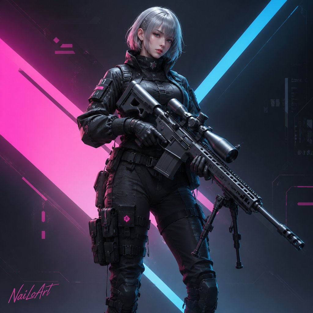 RedWing_90's tweet photo. Precision is the only variable that matters. ๐ฏ๐ค
Elite marksmanship in a neon-lit world. Standing by for target acquisition.
#TacticalSniper #PrecisionShooting #PMC #TacticalGear #CyberpunkAesthetic #AnimeSniper #LongRange #GunGirl #NailoArt #CharacterDesign #TacticalOps https://t.co/yWGTYMeOKp