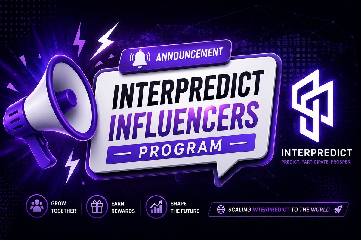InterPredict's tweet photo. ATTENTION, INFLUENCERS 📣

Please check the Influencers Forum regularly for important updates and announcements.

Meanwhile, the dev team is making solid progress on the dApp. Smart Contracts and Backend are completed and ready, and we’re now focused on Frontend development and integration.

We’re getting closer! 🚀 Soon, our Influencers will be among the first to test the final dApp, after which the Mainnet launch date will be announced.

Stay active, stay updated, and let’s keep building the momentum.

InterPredict is coming soon 🚀

#InterPredict #Interlink #Influencers