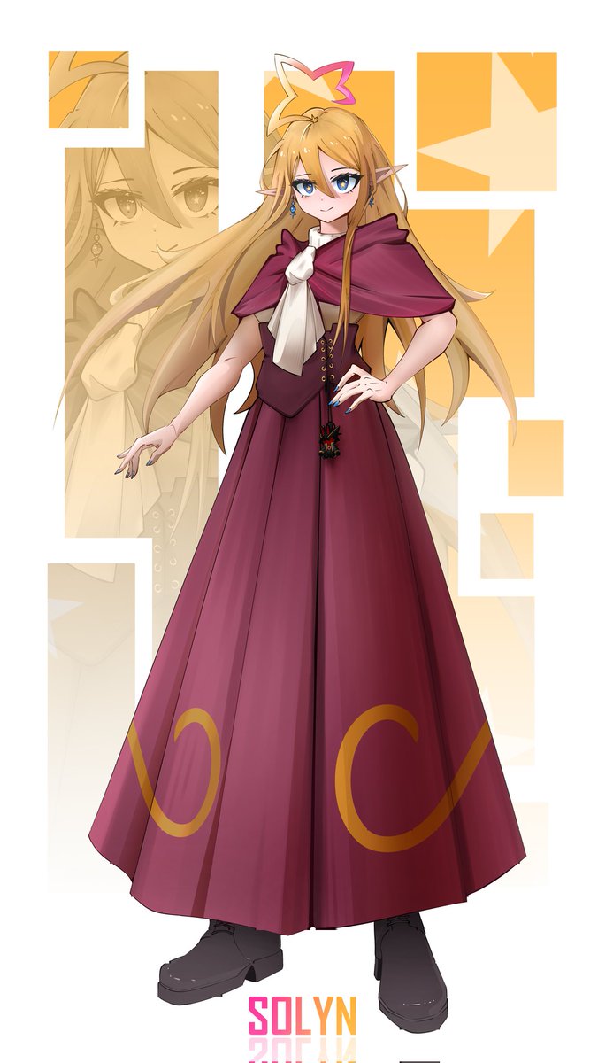 praficance's tweet photo. I drew a character illustration of Solyn🥰 https://t.co/Yb6DGHIw0Y