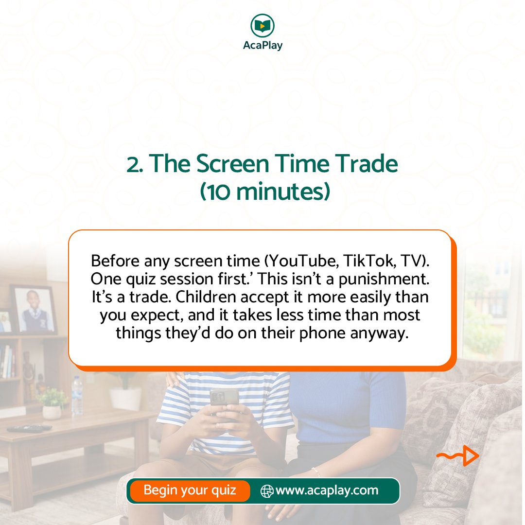 Acaplayng's tweet photo. When parents tell their children, "Go and read your books," some children can feel scared or worried, which can negatively affect their learning at home.

AcaPlay was designed to make learning enjoyable. Here are five engaging ways you can use AcaPlay with your child ... https://t.co/gZoq5ap5sl