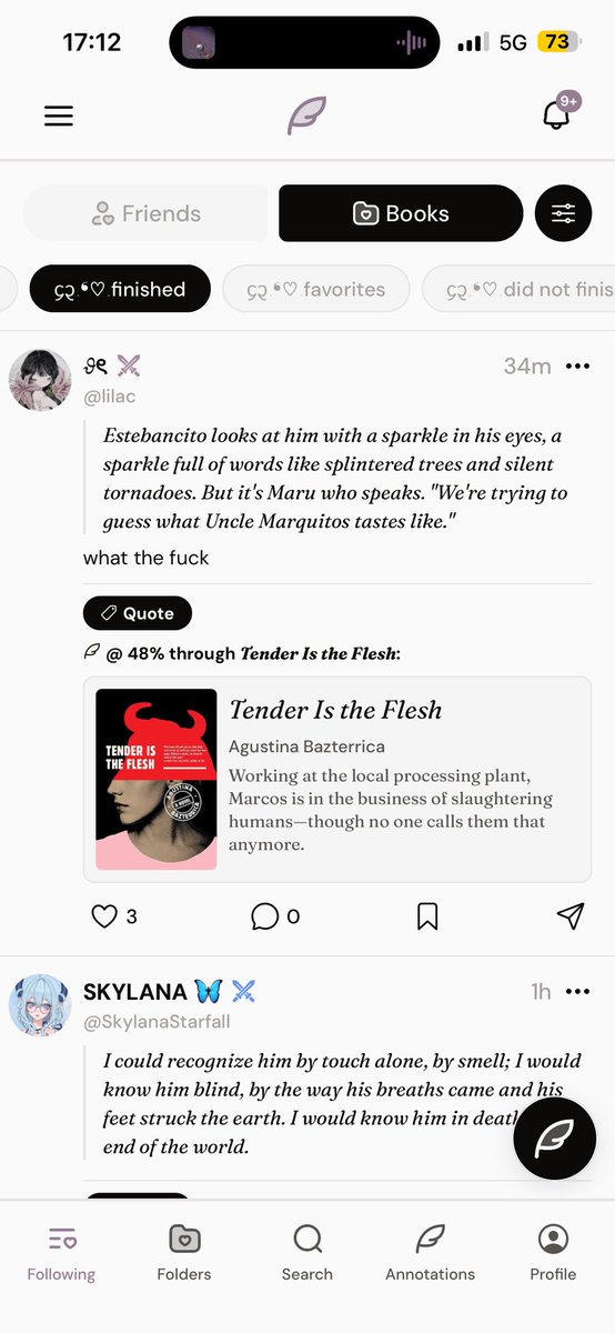 tryannotate's tweet photo. Ahem, may we introduce you to Annotate’s books feed, where you can filter posts to see annotations relevant to your folders? https://t.co/Xj6rnhngjB
