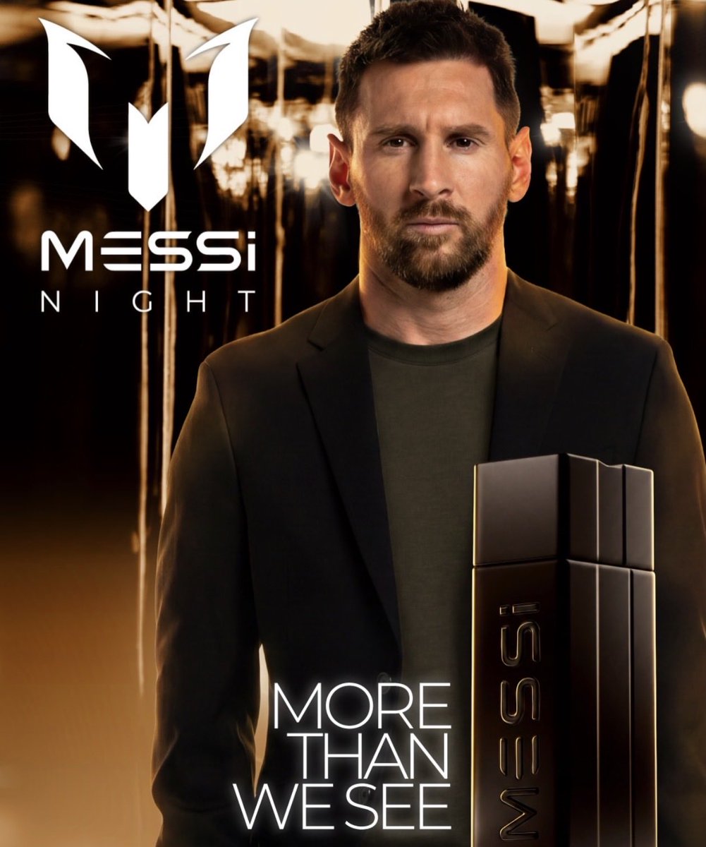 M10GOAT's tweet photo. الأسطورة ميسي يطلق عطره الجديد «NIGHT» 🌙 https://t.co/hq0QyYJyR6