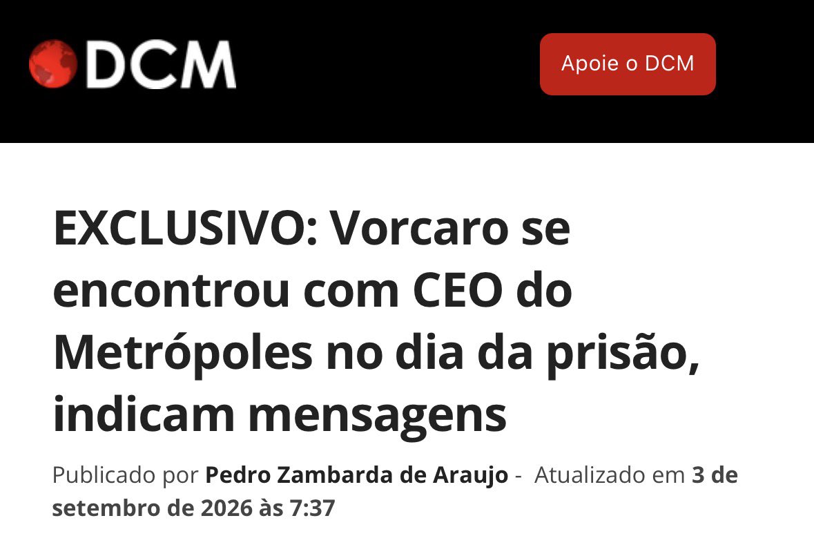 RomuloBDias's tweet photo. Mas o que o Lula tem a ver com o Moraes?

Aliás, quem tem é o Metrópoles https://t.co/HpIZMIAKUq