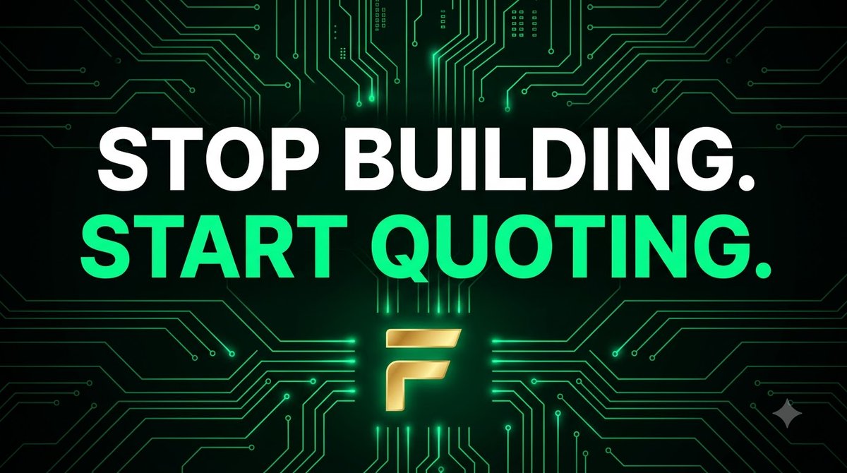 UltraM_nft's tweet photo. The bottom line:

Building a prop AMM = 4+ months, a world-class team, $500K crash risk

Quoting on @flint_trade_ = weeks to a working bot, 0.01–1bp fee, same flow

The edge you keep: your pricing model.

The edge you give up: nothing that matters.

Professional market makers should not have to rebuild their stack for Solana.

Now they don't.

🔗 https://t.co/xfethmJZyH
🐦 @flint_trade_

#Solana #DeFi #MarketMaking #PropAMM #Web3