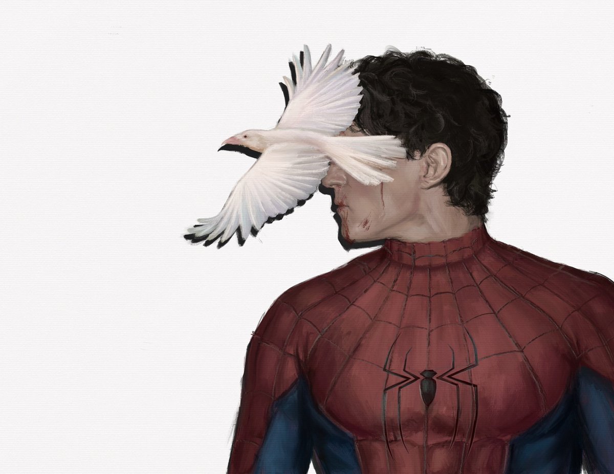 evyltalks's tweet photo. and we slowly forgot his face. 
 
mysterio can u fight
#spiderman https://t.co/yZsA4Q55on