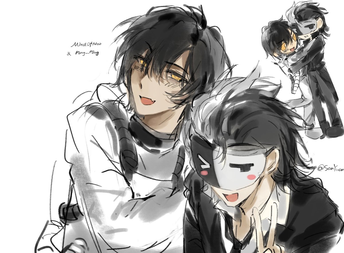 SanYuan_1126's tweet photo. I drew this for a friend lol https://t.co/LzLLIxR6gj