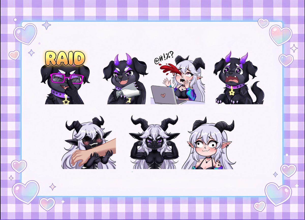 TheFaenRealm's tweet photo. @JustJack_Media fiverr is literally just filled with ai slop now i can make custom emotes for you here are some examples of my work and feel free to drop me a dm https://t.co/wlw4nj2JJZ