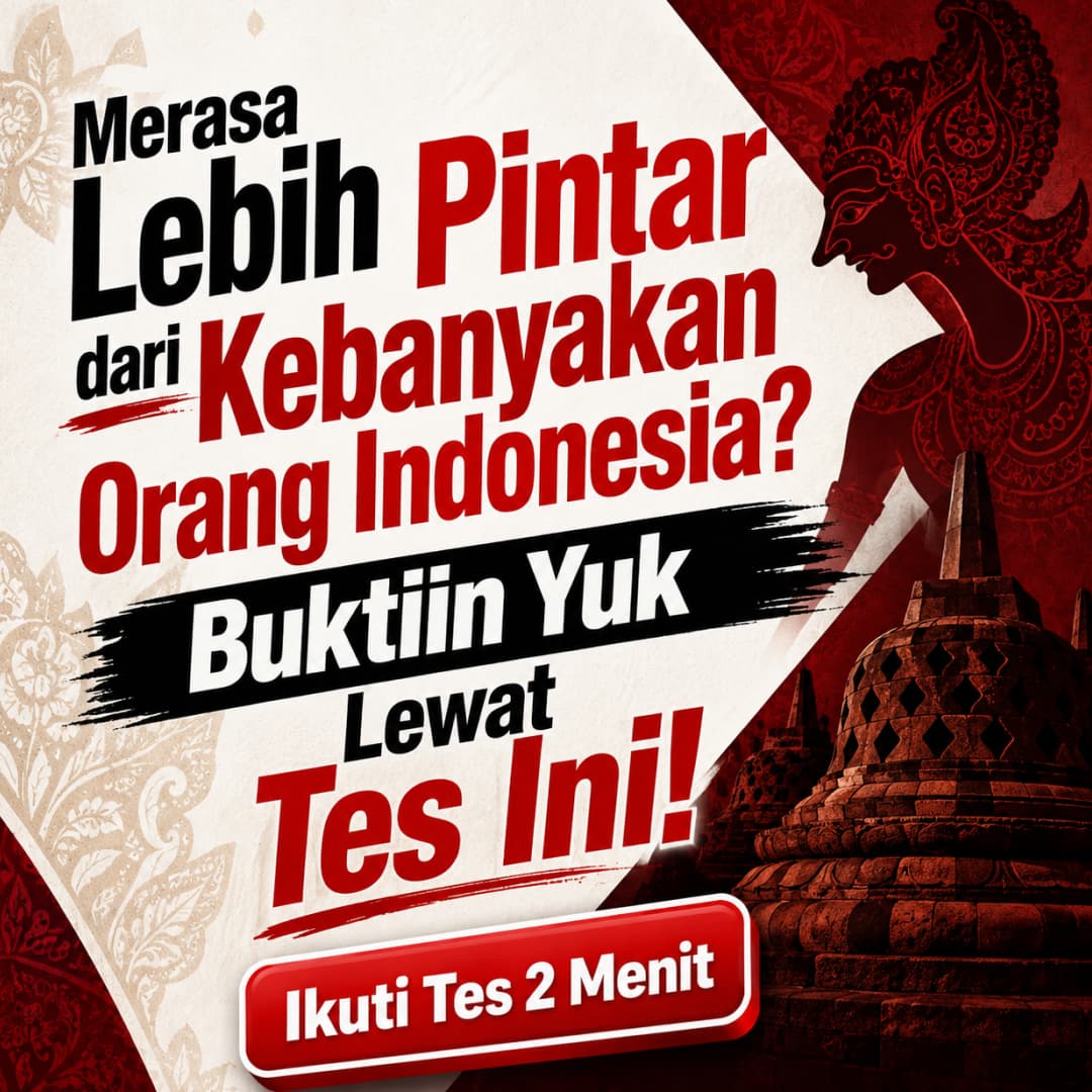 wwiqtest's tweet photo. Skor IQ bisa berbeda jauh antar individu — bahkan di antara orang-orang pintar sekalipun.
WW IQ Test mengukur tingkat kecerdasan IQ-mu menggunakan metode yang telah terbukti secara ilmiah.
Ikuti tesnya sekarang dan lihat di mana posisimu yang sebenarnya.