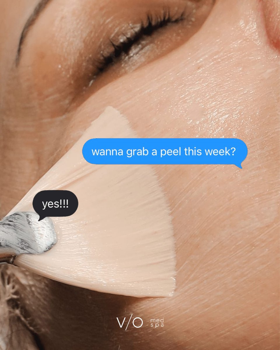 VIOMedSpaFM's tweet photo. Consider this your sign to schedule the peel. ✨

Professional chemical peels can help improve the appearance of dullness, uneven tone, sun damage and texture.

Your provider will select an option based on your skin and goals.

#ChemicalPeel #FortMyersMedSpa #VioMedSpaFortMyers https://t.co/XCLYmdP7at