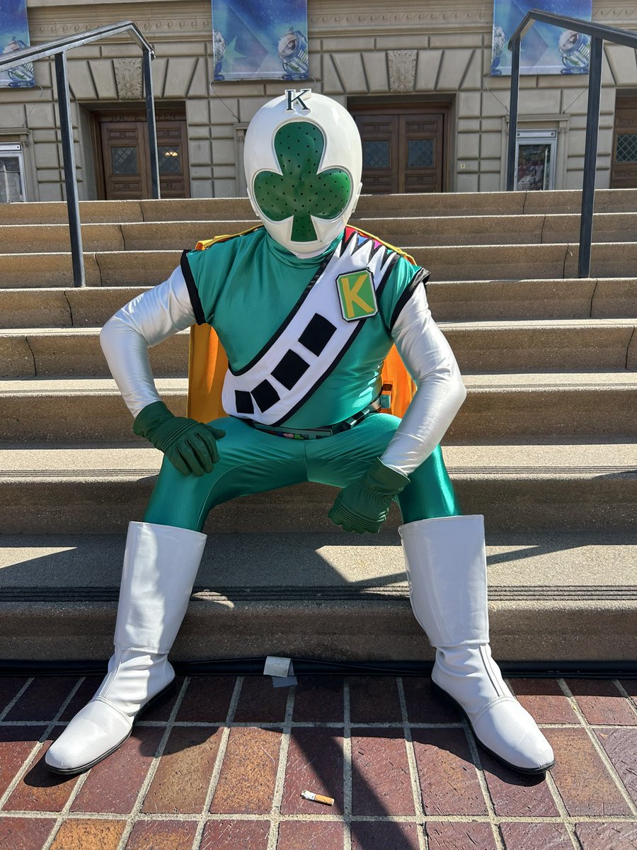 legitjohnsteven's tweet photo. 8.29.26
📸: @mcdozuh
Cosplay: Clover King☘️
Impromptu photoshoot that became one of the many highlights from @officialpowermorphicon this past weekend.
#powermorphicon2026 #supersentai #jakqdengekitai #texascosplayer #hispaniccosplayer https://t.co/gwjvsibMGG