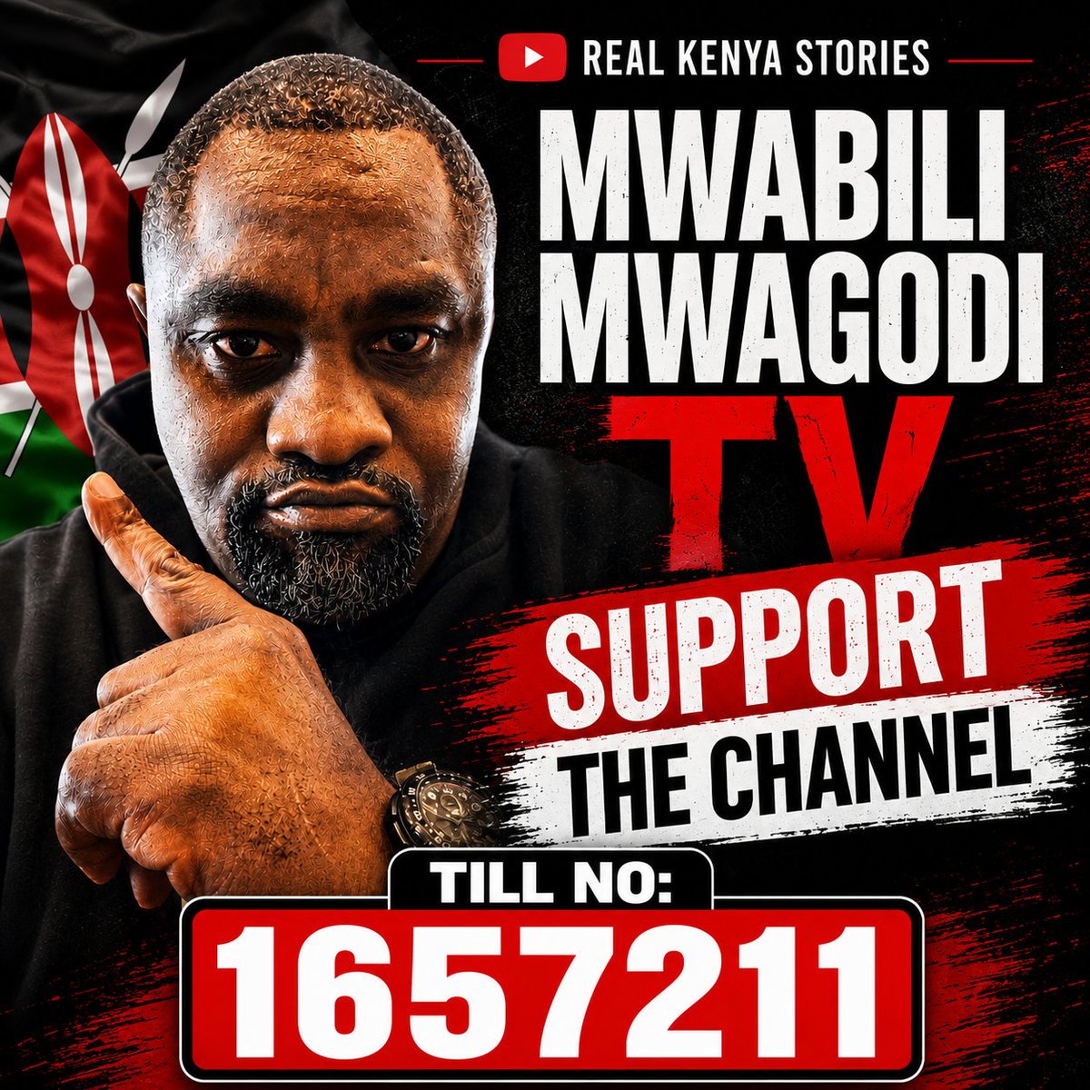 mwabilimwagodi2's tweet photo. UPDATE: my YouTube channel was monetised and slowly earning. 
A bulk of the work I do on YouTube is funded by my viewers and it is financially intensive. 
Viewers requested for a Till Number which I created. You too can help fund the work of the channel. 
1657211 https://t.co/XrtMzC2OiA