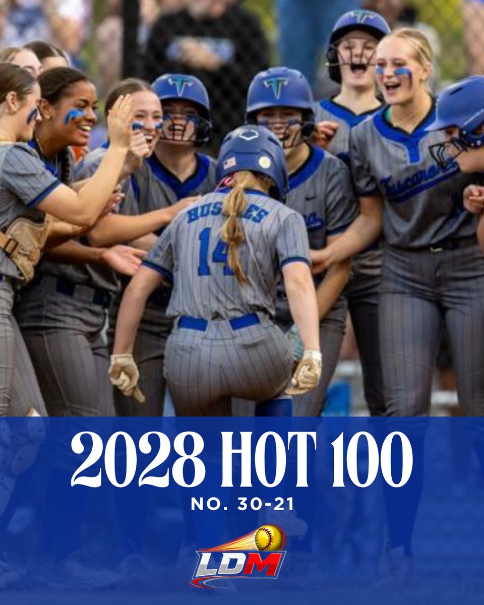 LineDsoftball's tweet photo. The 2028 Line Drive HOT 100 Player Rankings🔥| Moving Up with No. 30-21!😤💪 Link below to see the athletes that made the list⬇️
🔗: https://t.co/72BP6gsgk2
#LineDriveMedia #HOT100 #2028LineDriveHOT100 #softballrankings #movingup https://t.co/0zZW8H3loz